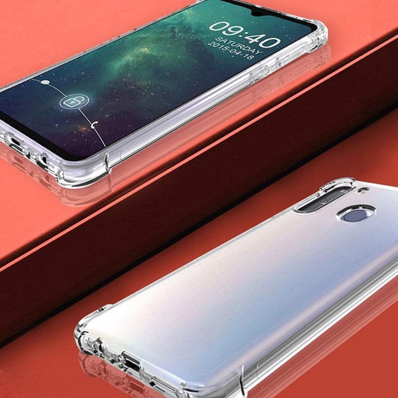 Samsung Galaxy A21 CaseUp Titan Crystal Şeffaf Kılıf 5